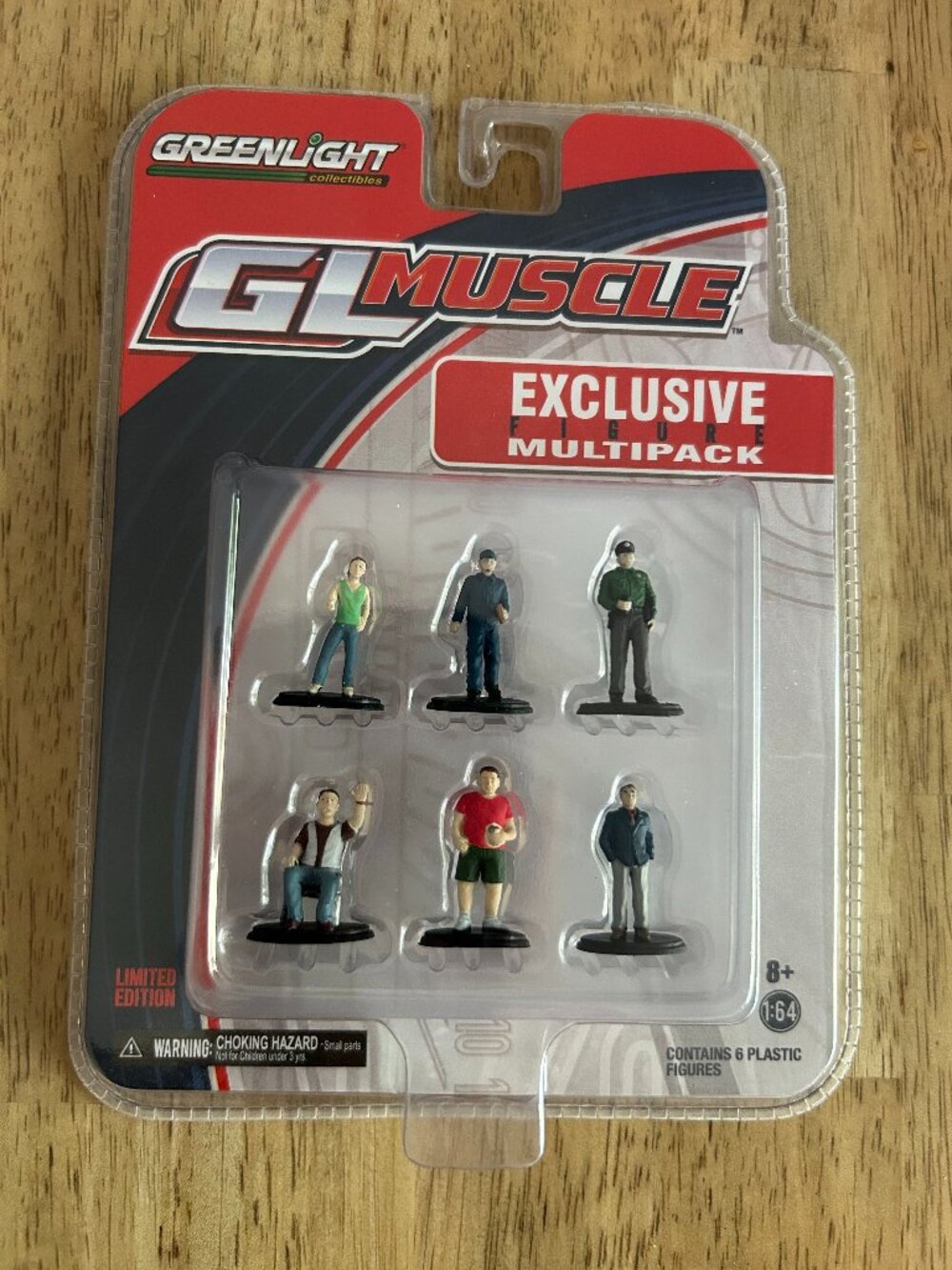 GREENLIGHT GL MUSCLE EXCLUSIVE 6PC FIGURES ~ FIRST YEAR 2013 ~ NEW!